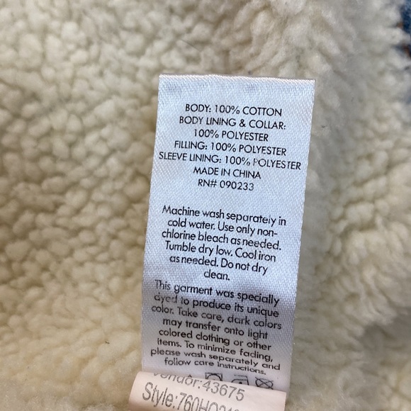 PacSun Sherpa Trucker Jacket - XS/S (Oversized fit) - Picture 8 of 8